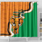 Ivory Coast August 7th 1960 Shower Curtain Happy Independence Day