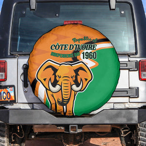 Ivory Coast August 7th 1960 Spare Tire Cover Happy Independence Day