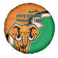 Ivory Coast August 7th 1960 Spare Tire Cover Happy Independence Day
