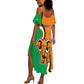 Personalised Ivory Coast August 7th 1960 Summer Maxi Dress Happy Independence Day