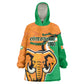 Personalised Ivory Coast August 7th 1960 Wearable Blanket Hoodie Happy Independence Day