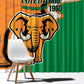 Ivory Coast August 7th 1960 Window Curtain Happy Independence Day