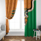 Ivory Coast August 7th 1960 Window Curtain Happy Independence Day