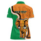 Personalised Ivory Coast August 7th 1960 Women Polo Shirt Happy Independence Day