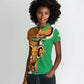 Personalised Ivory Coast August 7th 1960 Women Polo Shirt Happy Independence Day