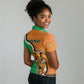Personalised Ivory Coast August 7th 1960 Women Polo Shirt Happy Independence Day