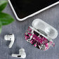 Pink Power Graffiti AirPods Case Breast Cancer Awareness