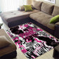 Pink Power Graffiti Area Rug Breast Cancer Awareness - African Pride
