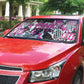 Pink Power Graffiti Auto Sun Shade Breast Cancer Awareness