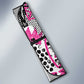 Pink Power Graffiti Auto Sun Shade Breast Cancer Awareness