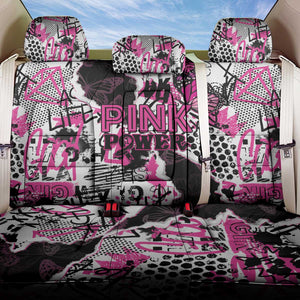 Pink Power Graffiti Back Car Seat Cover Breast Cancer Awareness - African Pride