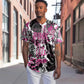 Personalized Pink Power Graffiti Baseball Jersey Breast Cancer Awareness - African Pride