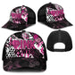 Pink Power Graffiti Baseball Net Cap Breast Cancer Awareness - African Pride