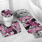 Pink Power Graffiti Bathroom Set Breast Cancer Awareness