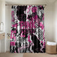 Pink Power Graffiti Bathroom Set Breast Cancer Awareness
