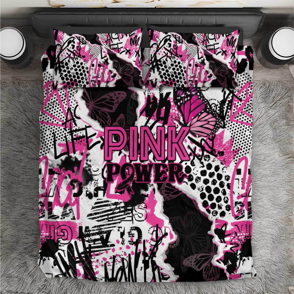 Pink Power Graffiti Bedding Set Breast Cancer Awareness - African Pride