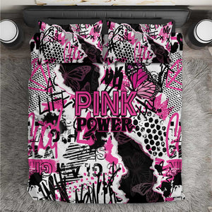 Pink Power Graffiti Bedding Set Breast Cancer Awareness - African Pride