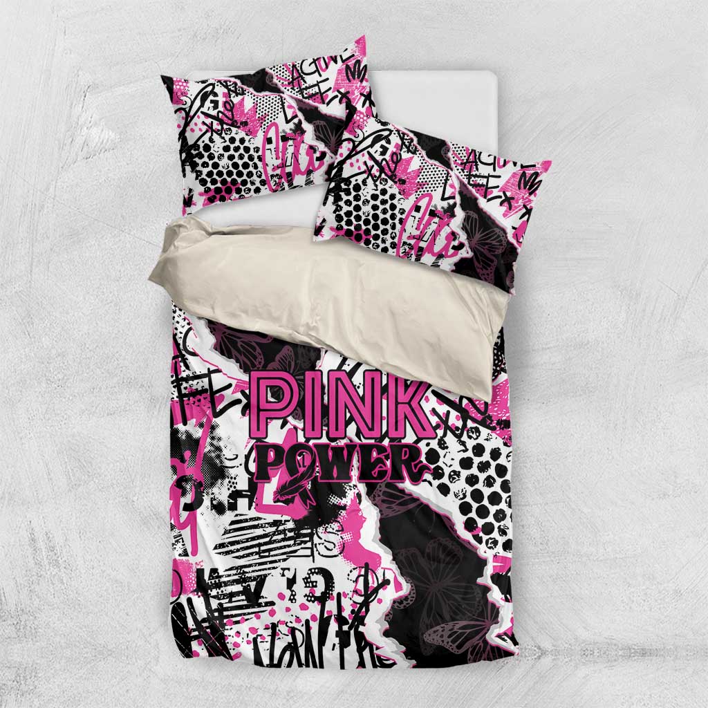 Pink Power Graffiti Bedding Set Breast Cancer Awareness - African Pride