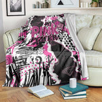 Pink Power Graffiti Blanket Breast Cancer Awareness - African Pride