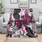 Pink Power Graffiti Blanket Breast Cancer Awareness - African Pride