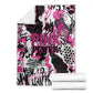 Pink Power Graffiti Blanket Breast Cancer Awareness - African Pride