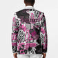 Personalized Pink Power Graffiti Blazer Breast Cancer Awareness