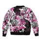 Personalized Pink Power Graffiti Bomber Jacket Breast Cancer Awareness - African Pride