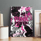 Pink Power Graffiti Canvas Wall Art Breast Cancer Awareness - African Pride