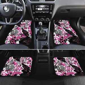 Pink Power Graffiti Car Mats Breast Cancer Awareness - African Pride