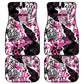 Pink Power Graffiti Car Mats Breast Cancer Awareness - African Pride