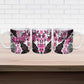 Personalized Pink Power Graffiti Ceramic Mug Breast Cancer Awareness