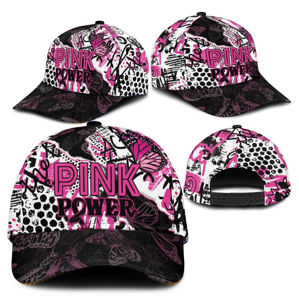 Pink Power Graffiti Classic Cap Breast Cancer Awareness - African Pride