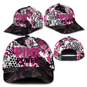 Pink Power Graffiti Classic Cap Breast Cancer Awareness - African Pride