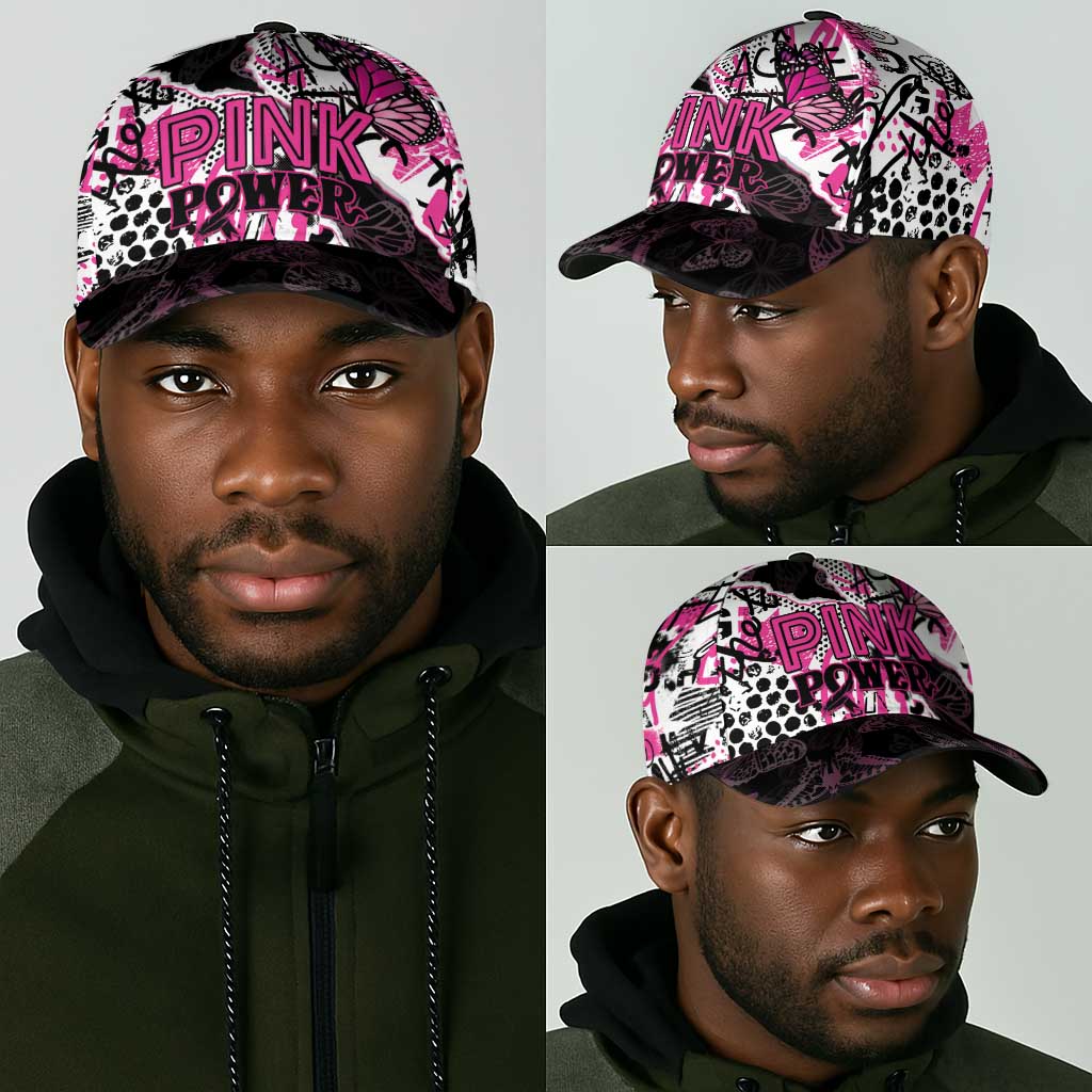 Pink Power Graffiti Classic Cap Breast Cancer Awareness - African Pride