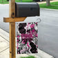 Pink Power Graffiti Garden Flag Breast Cancer Awareness - African Pride