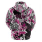 Personalized Pink Power Graffiti Hoodie Breast Cancer Awareness - African Pride