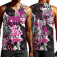 Personalized Pink Power Graffiti Men Tank Top Breast Cancer Awareness - African Pride
