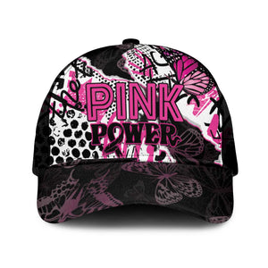 Pink Power Graffiti Mesh Trucker Cap Breast Cancer Awareness - African Pride