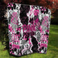Pink Power Graffiti Quilt Breast Cancer Awareness - African Pride