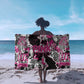 Pink Power Graffiti Sarong Breast Cancer Awareness - African Pride
