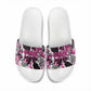 Pink Power Graffiti Slide Sandals Breast Cancer Awareness