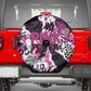 Pink Power Graffiti Spare Tire Cover Breast Cancer Awareness - African Pride
