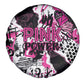 Pink Power Graffiti Spare Tire Cover Breast Cancer Awareness - African Pride