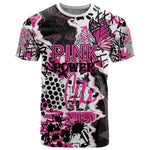 Personalized Pink Power Graffiti T shirt Breast Cancer Awareness - African Pride