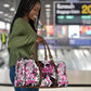Pink Power Graffiti Travel Bag Breast Cancer Awareness