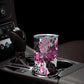 Personalized Pink Power Graffiti Tumbler Cup Breast Cancer Awareness - African Pride