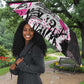 Pink Power Graffiti Umbrella Breast Cancer Awareness