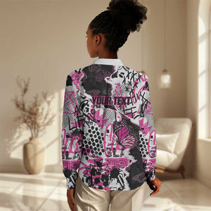 Personalized Pink Power Graffiti Women Casual Shirt Breast Cancer Awareness - African Pride