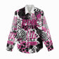 Personalized Pink Power Graffiti Women Casual Shirt Breast Cancer Awareness - African Pride
