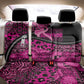 Pink Ribbon Animals Skin African Mixed Back Car Seat Cover Zipper Stylized - African Pride